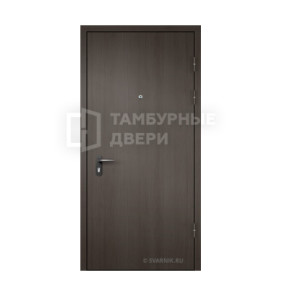 Дверь входная с порошковым напылением массив — винорит с терморазрывом Венге ТД-36